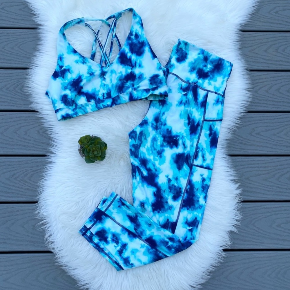 Tie Dye Ideology Matching Legging Set